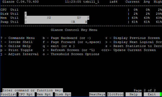 HP-UX在线性能监控工具GlancePlus介绍(一) - 王大头 - 王大头