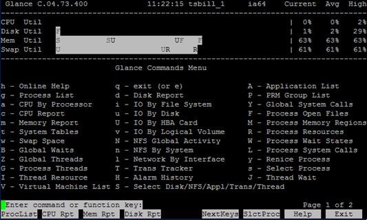 HP-UX在线性能监控工具GlancePlus介绍(一) - 王大头 - 王大头