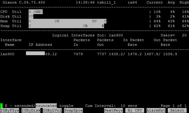 HP-UX在线性能监控工具GlancePlus介绍（二） - 王大头 - 王大头